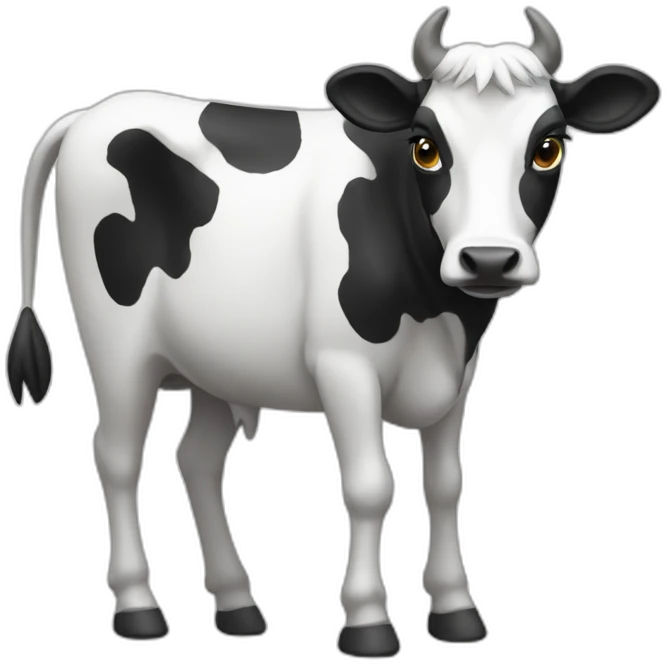 Vaca voladora emoji