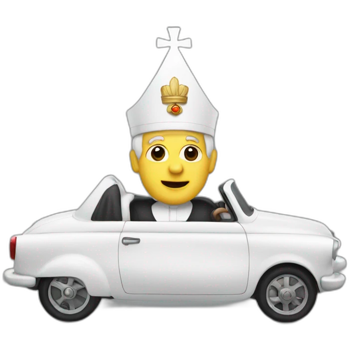 car pope emoji