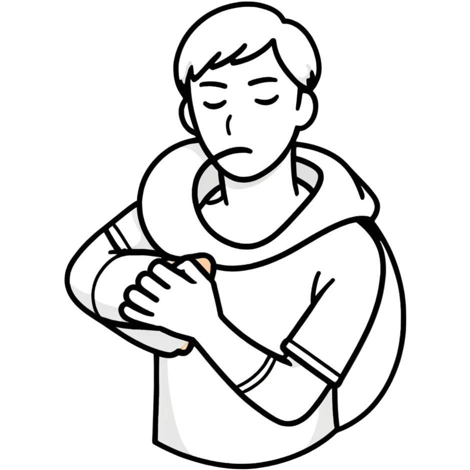 A person strangling  themselves  emoji