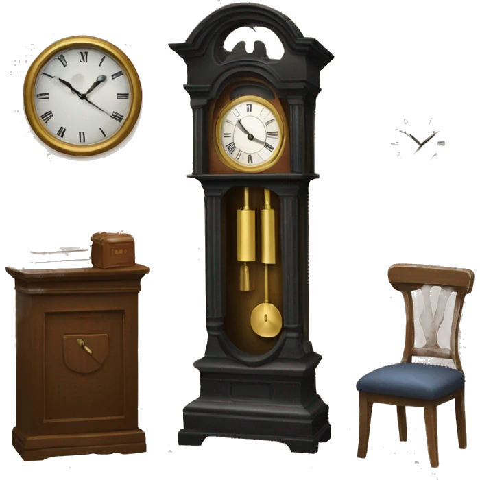 grandfather clock emoji