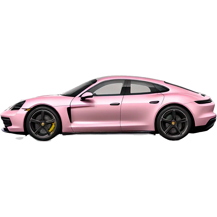 Porsche taycan light-pink color  emoji