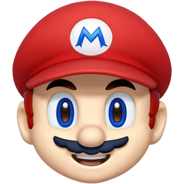 mariosonic face with cap emoji