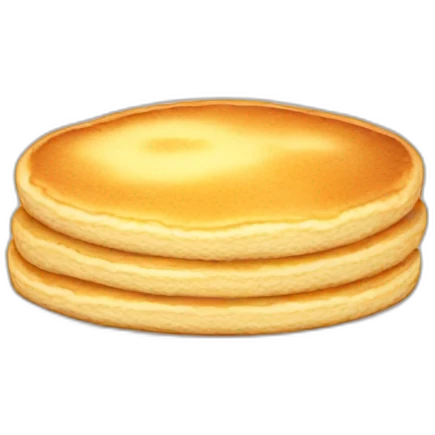 fluffy pancake emoji