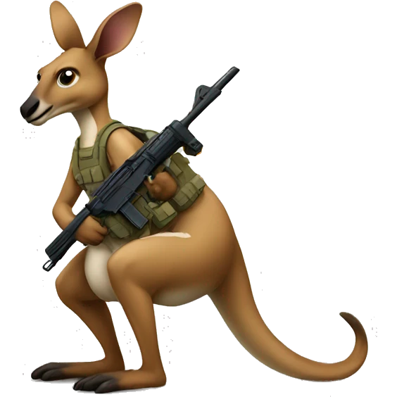 Tactical Kangaroo emoji