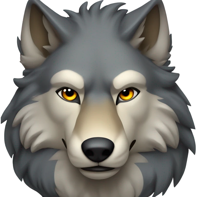 Alpha wolf emoji
