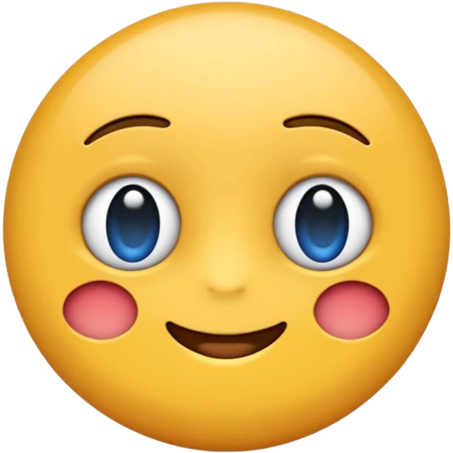 emoji cu un pupic albastru  emoji