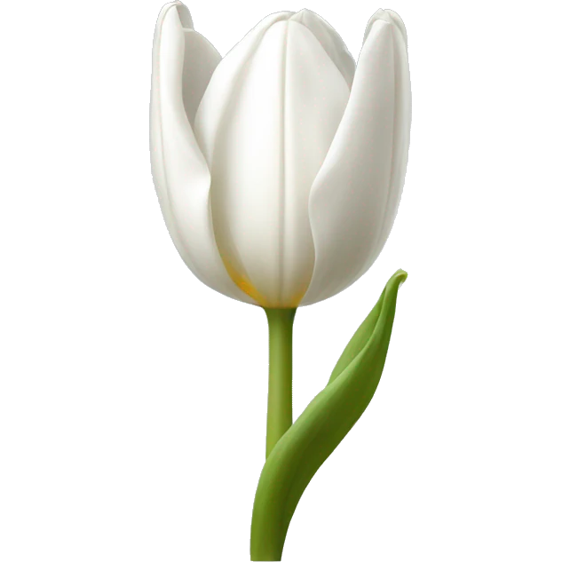 White tulip emoji