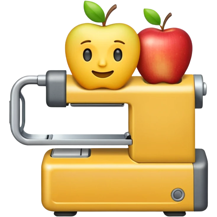 Erstelle mir ein Gabelstapler Emoji im Apple Stil emoji