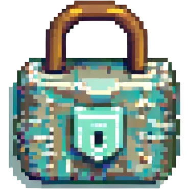 8 bit lock emoji emoji