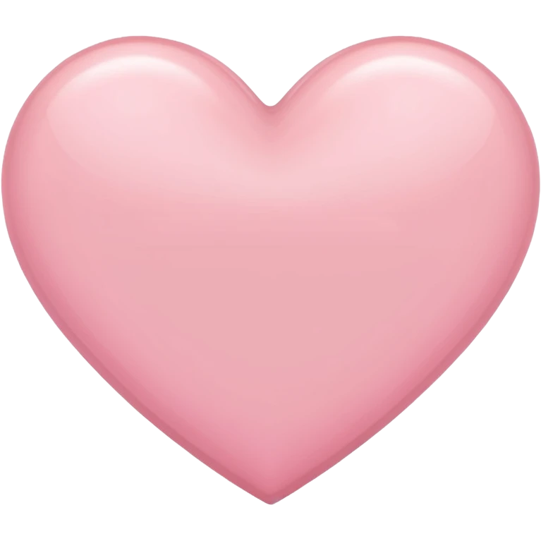 Light pink heart emoji