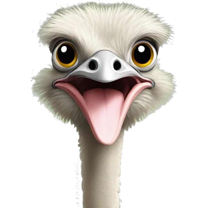 Ostrich emoji