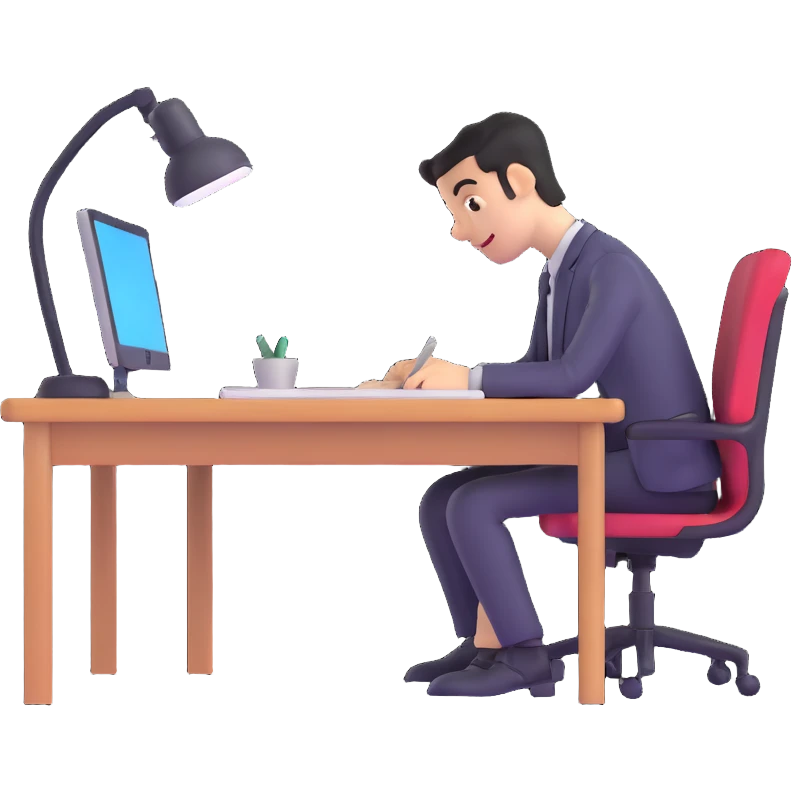 coder at a desk emoji