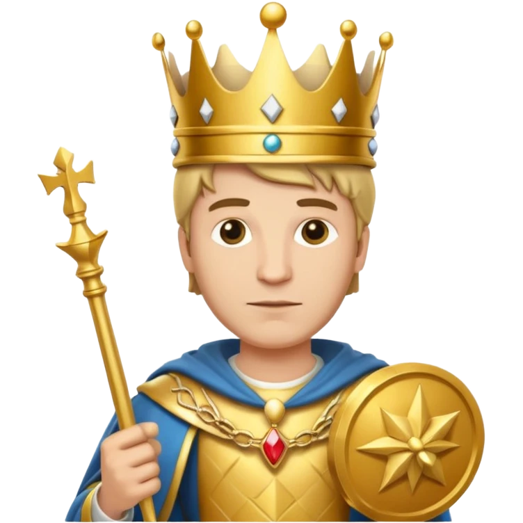 Koning van schaken emoji