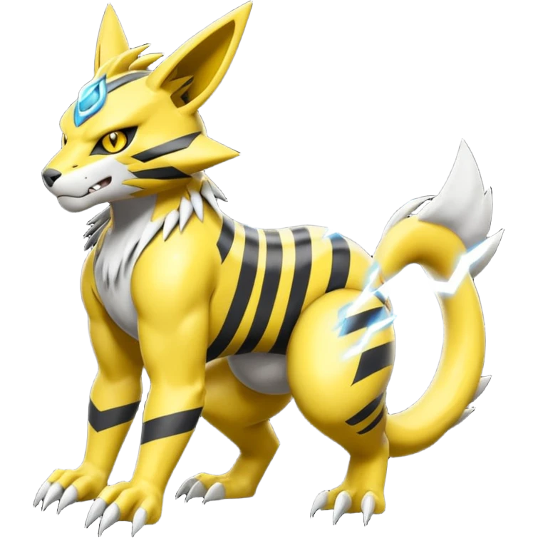 Electabuzz-Zeraora-Renamon-fusion emoji