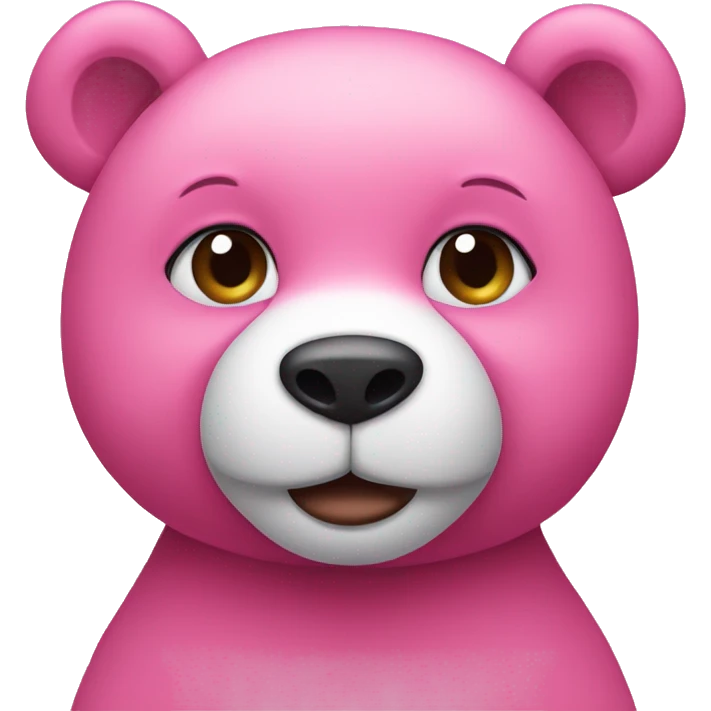 Pinker Teddybär  emoji