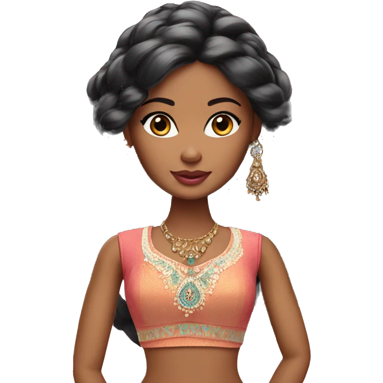 indian barbie doll emoji