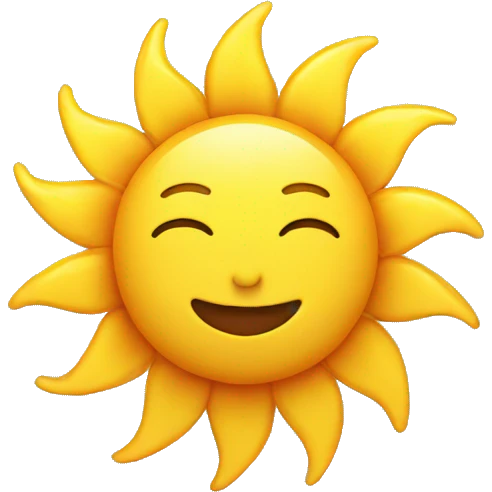 My sun  emoji