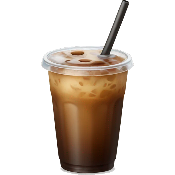 Iced coffee without a logo emoji