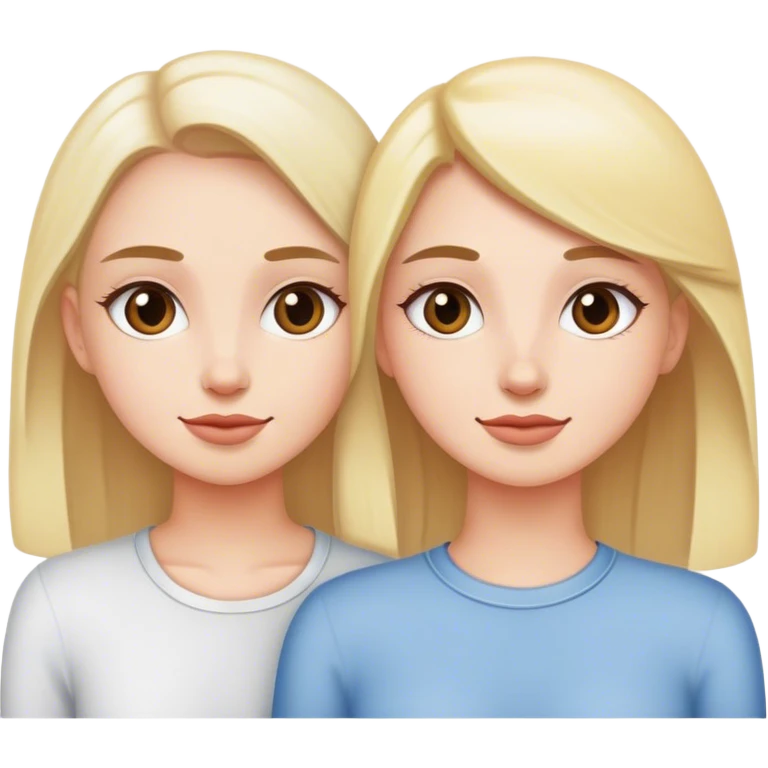 white best friends emoji