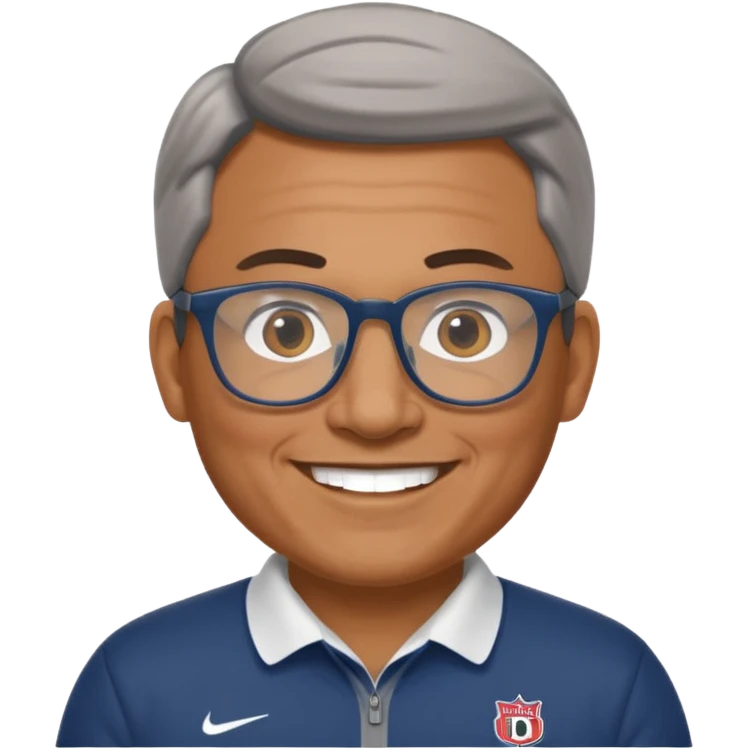 ferguson football coach, glasses emoji