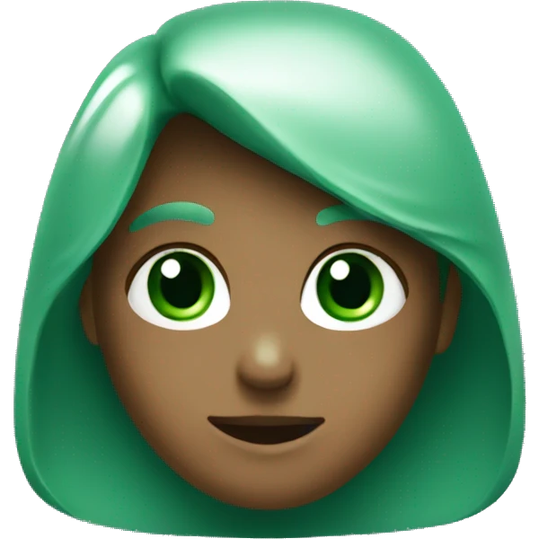Dark green heart emoji