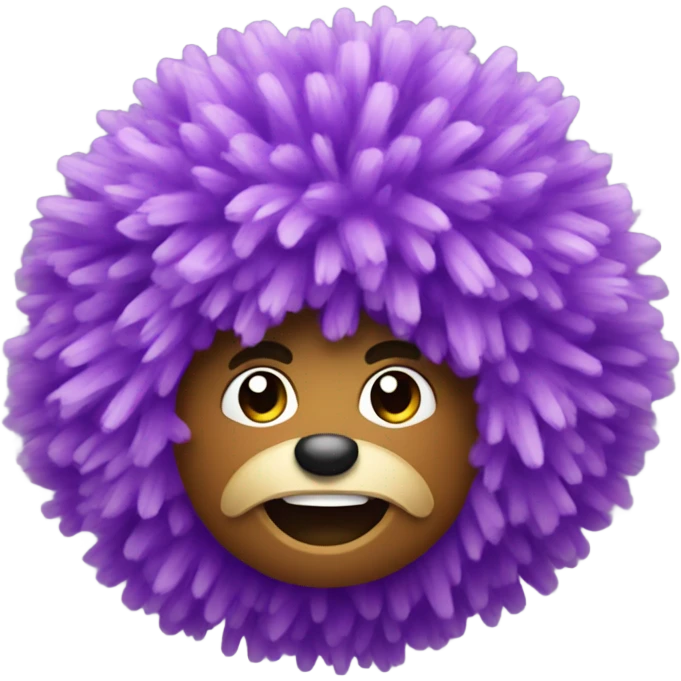 Purple Pom poms emoji
