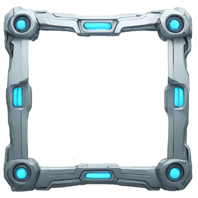 futuristic frame emoji