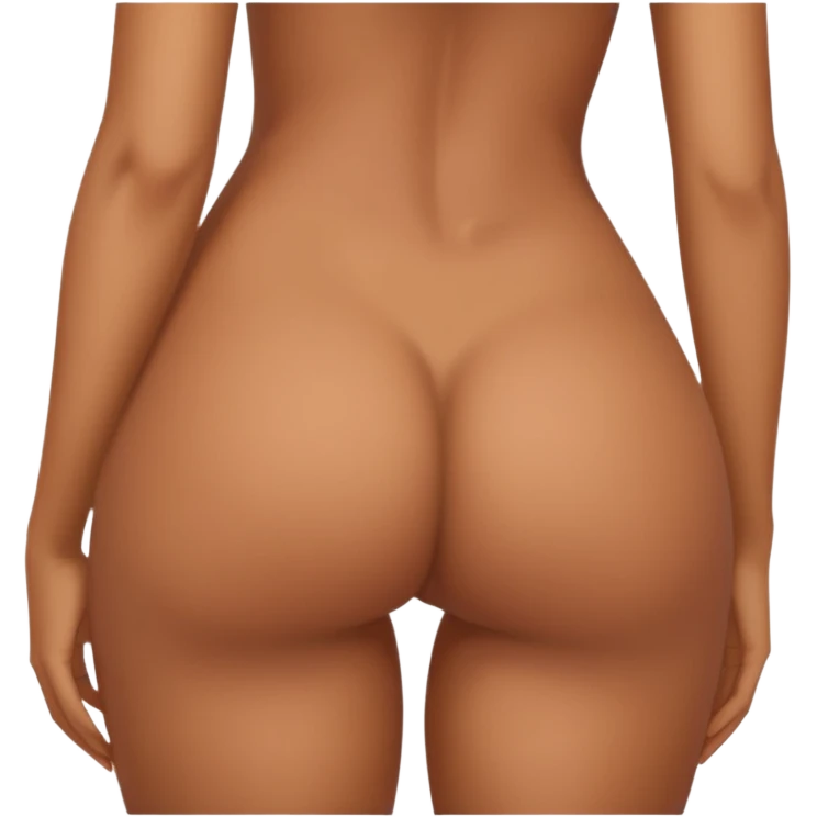 Sexy girl butt cheeks emoji