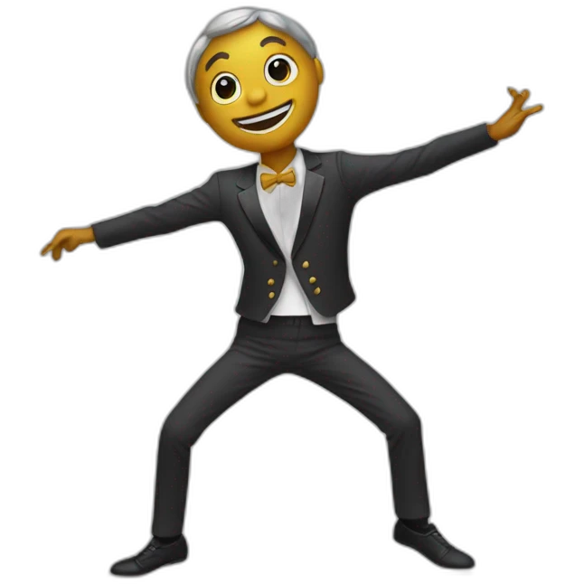 chat qui danse emoji