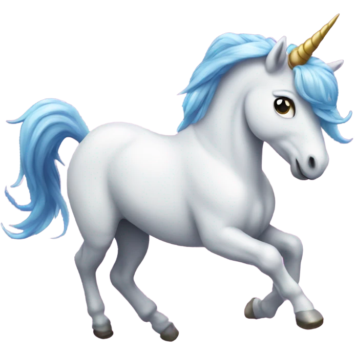 Dancing unicorn  emoji