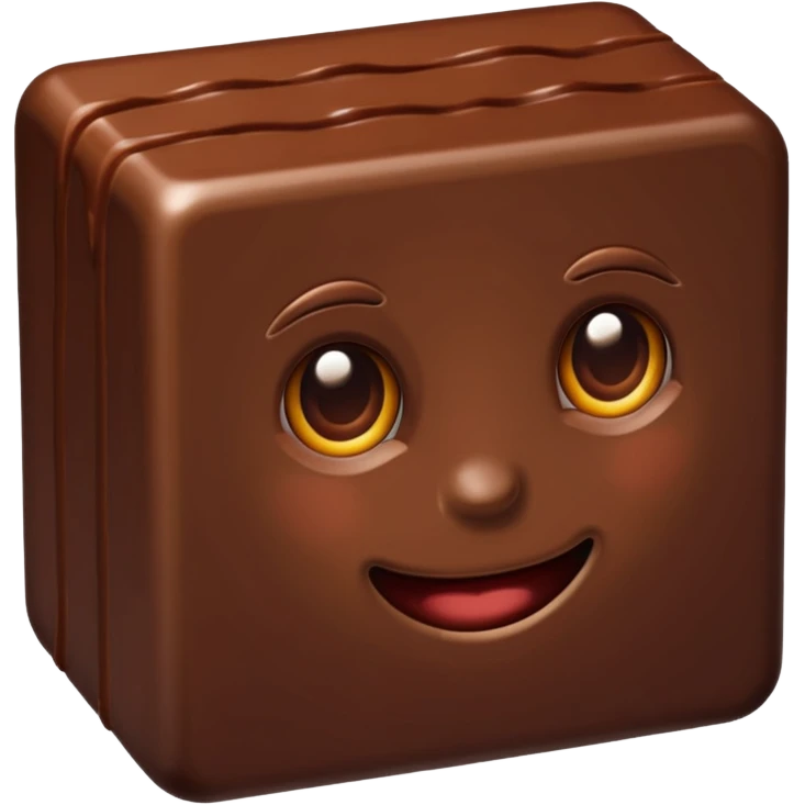 Chocolate piece emoji