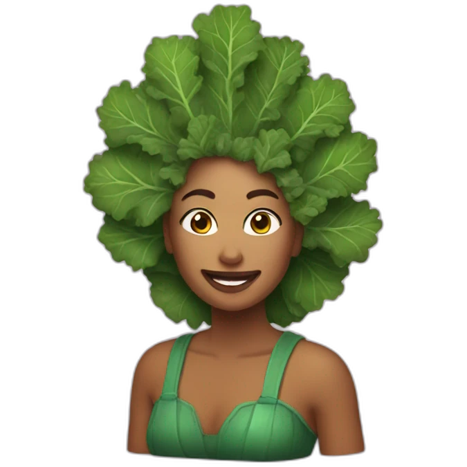 Kale queen emoji