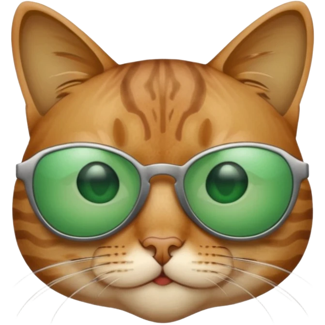 Cat wearing sunglasses emoji