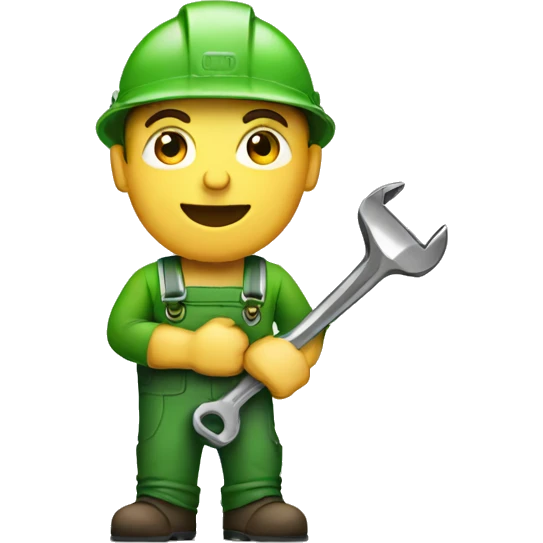  Irish worker with a wrench in his hands emoji