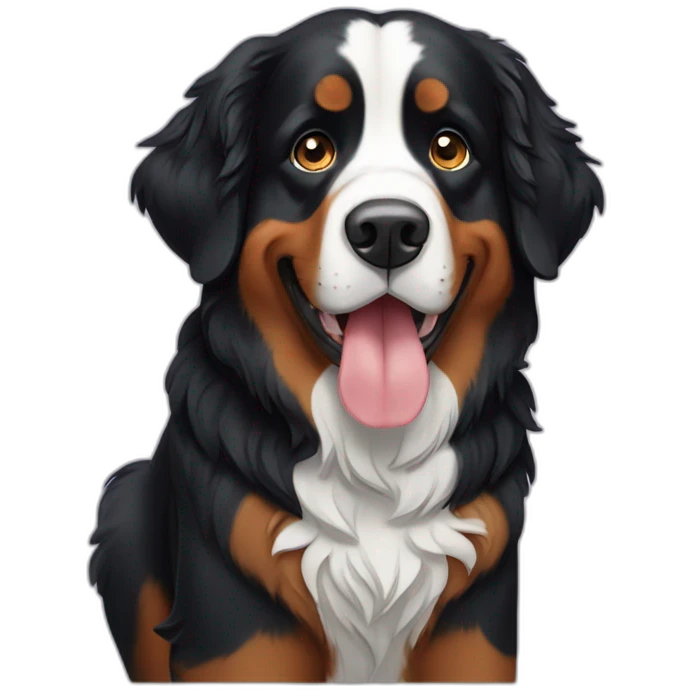 Bernese mountain dog emoji
