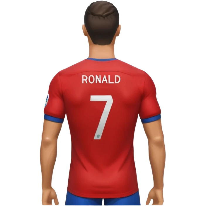 He does Cristiano Ronaldo but with his back to the camera emoji