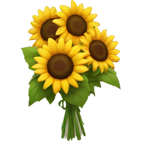 Sunflower bouquet  emoji
