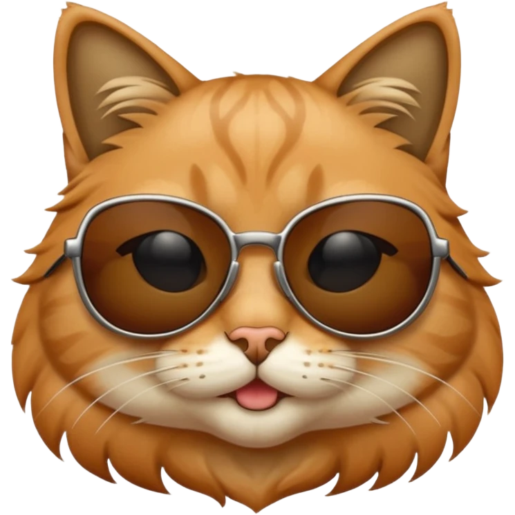 Cat wearing sunglasses emoji