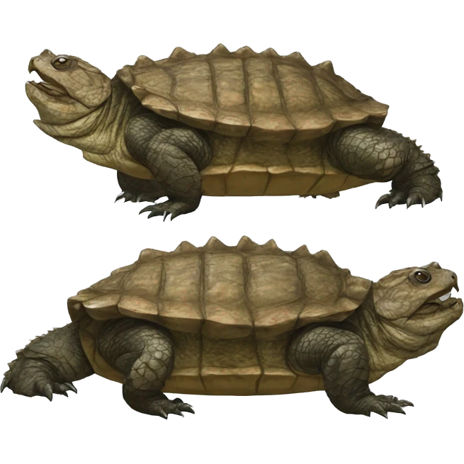 Alligator snapping turtle emoji