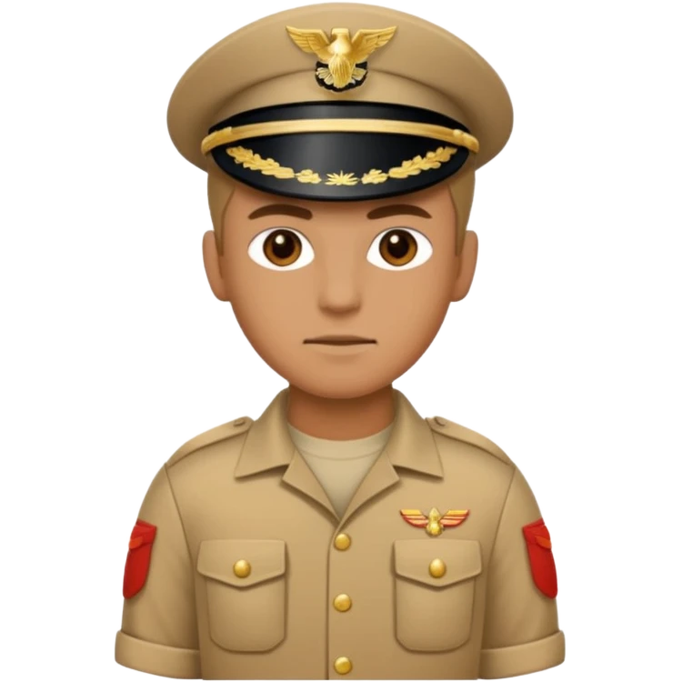 Marine wearing desert utilities with cuffed sleeves emoji