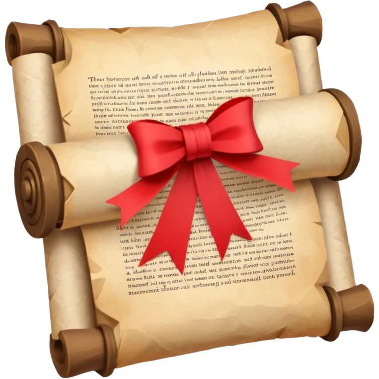 low poly magic spell scroll emoji