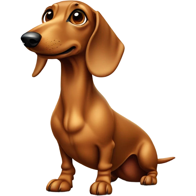 Wiener dog  emoji