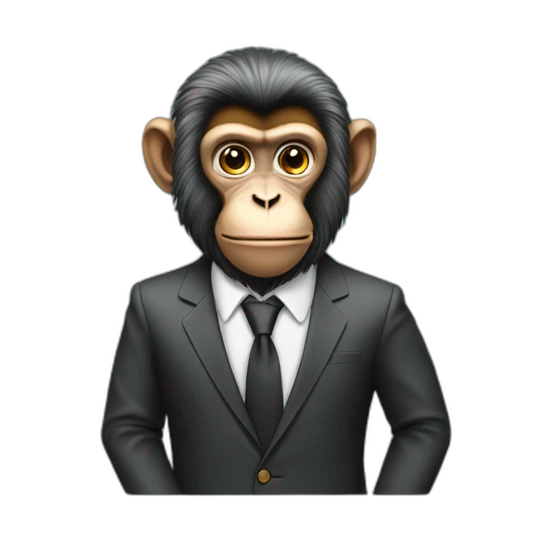 monkey CEO emoji