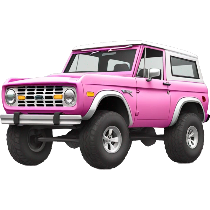 pink ford bronco emoji