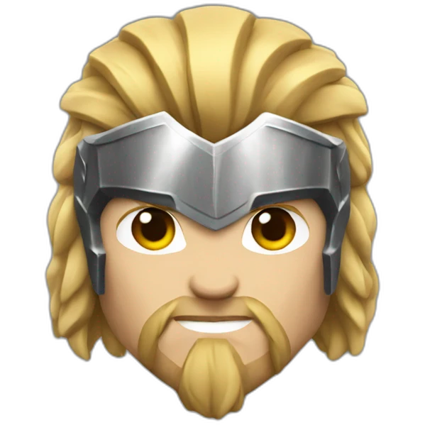 Thor in shield  emoji