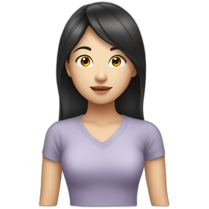asian girl emoji