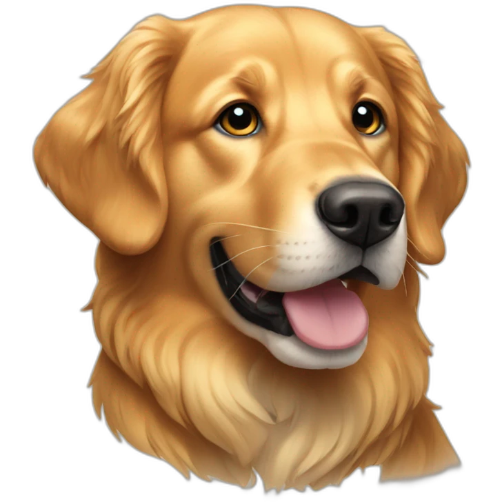 Bedouin golden retriever emoji