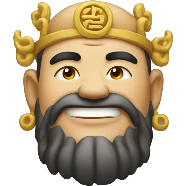 The God of Wealth in China emoji