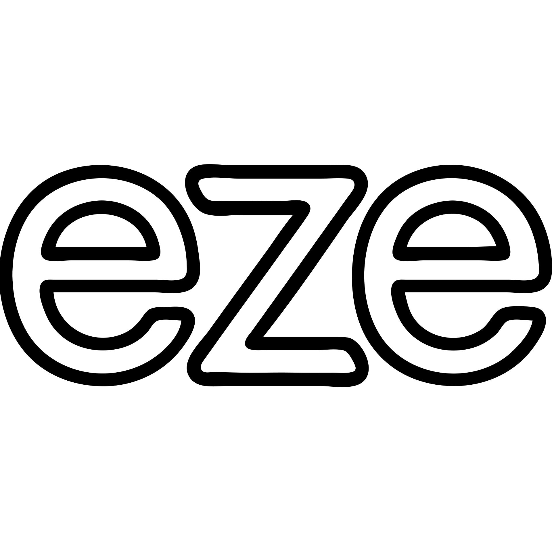 the word 'eze' as a stylized icon, with a tech-inspired outline emoji