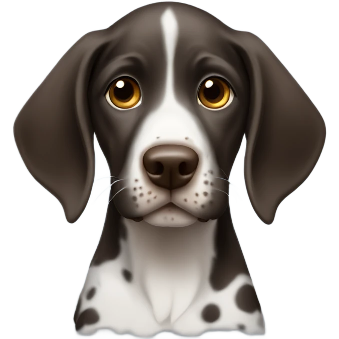 german pointer puppy emoji